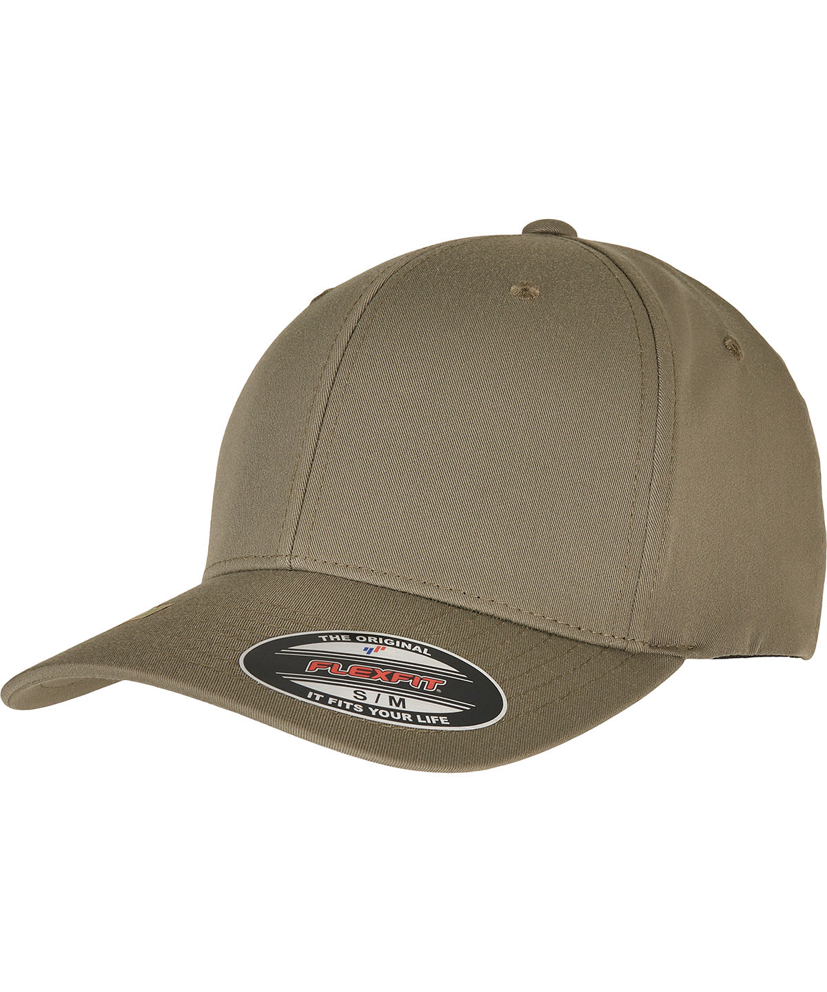 Flexfit by Yupoong Flexfit recycled polyester cap in Loden, front view