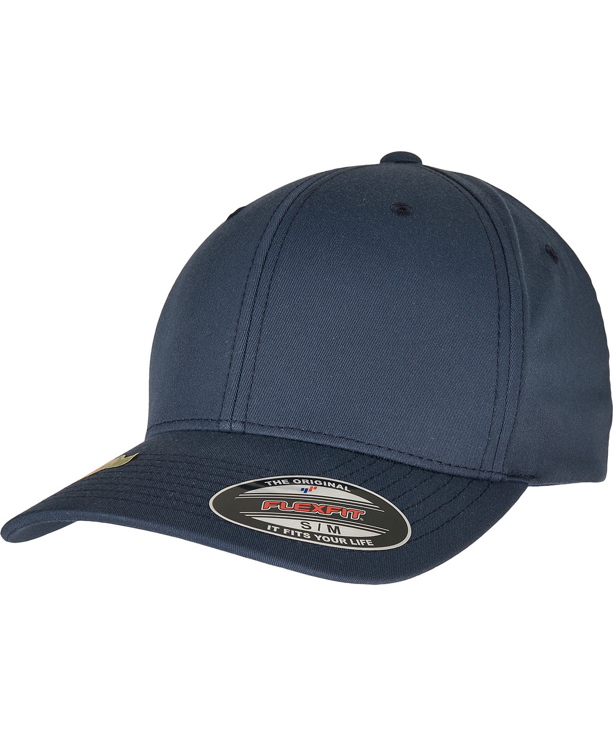 Flexfit by Yupoong Flexfit recycled polyester cap in Navy, front view