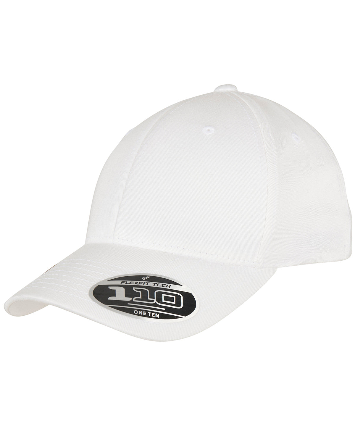 Flexfit by Yupoong Flexfit 110 organic cap in White, front view