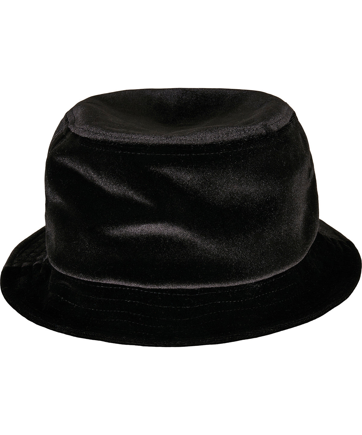 Flexfit by Yupoong Velvet bucket hat in Black, lifestyle photo