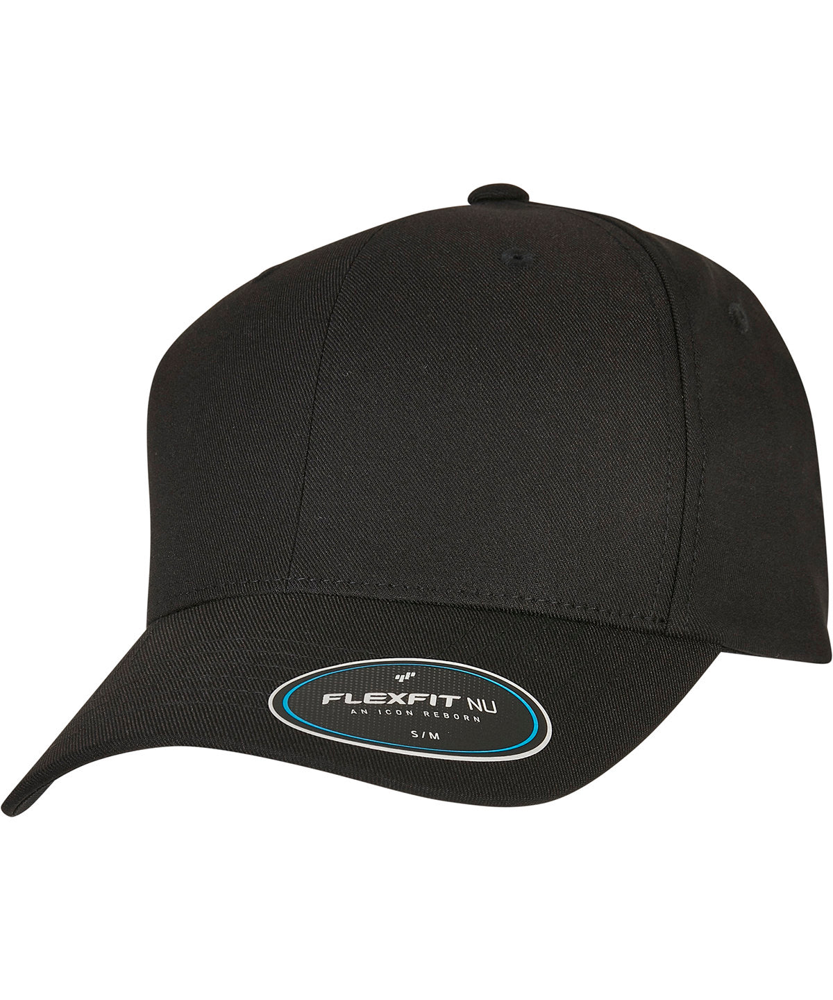 Flexfit by Yupoong Flexfit NU cap in Black, front view
