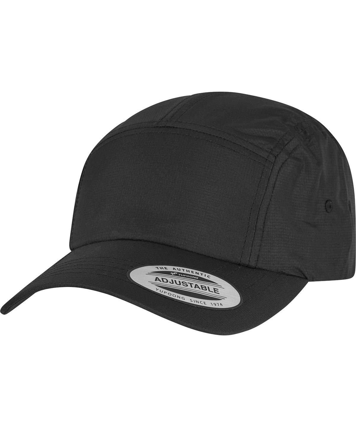 Flexfit by Yupoong Flexfit jockey elastic cap in Black, front view