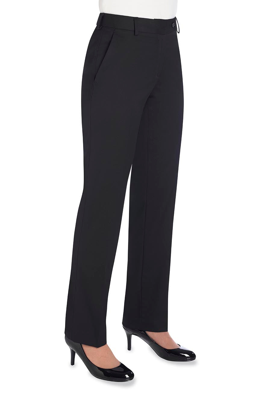 Brook Taverner Bianca Trouser in Navy P/Dot, image 4