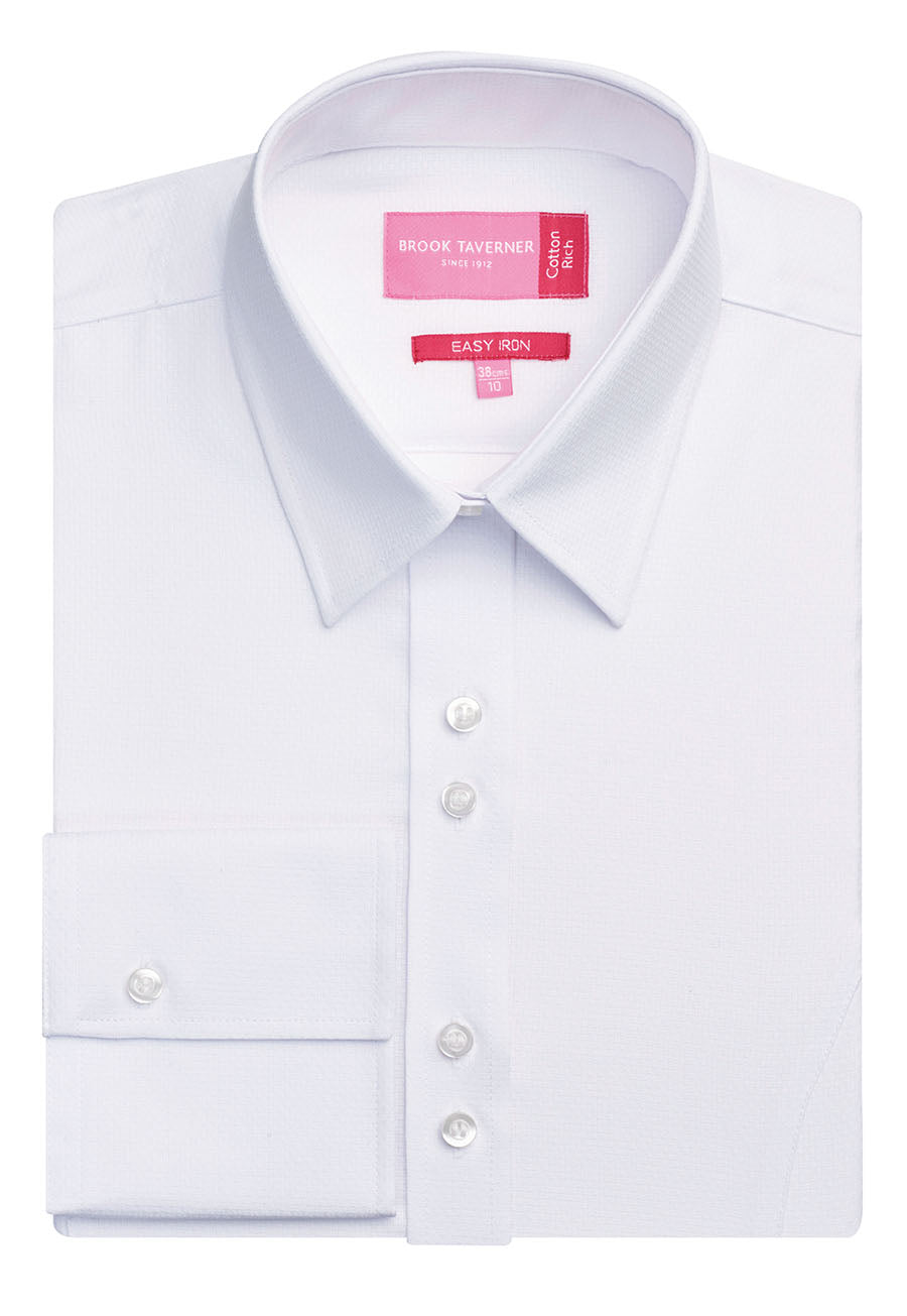 Brook Taverner Campania Blouse in White, main product image