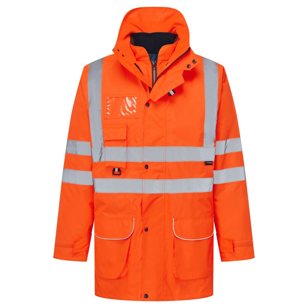 Supertouch Hi Vis 7 in 1 Parka Jacket, image 2