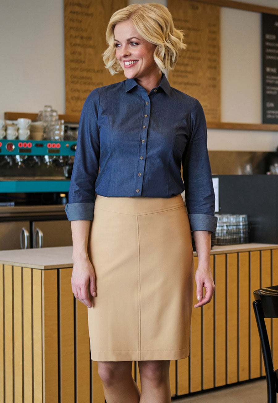 Brook Taverner Harriet Skirt in Sand, image 9