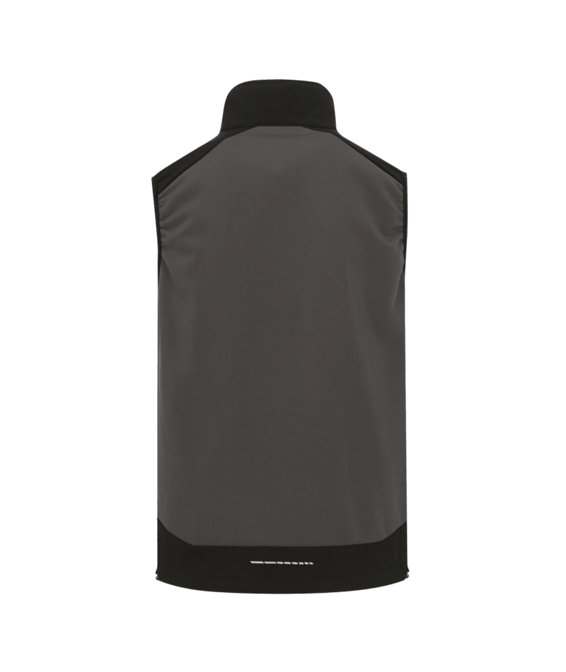 Regatta Professional TRA749 4TEX Stretch 3-Layer Softshell Bodywarmer Slate grey/black back view