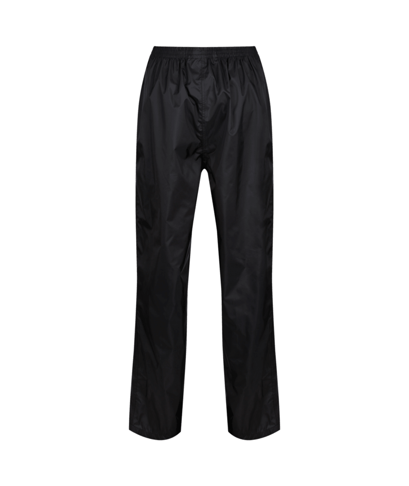 Regatta Professional - Womens Packaway Waterproof Trousers Black back view