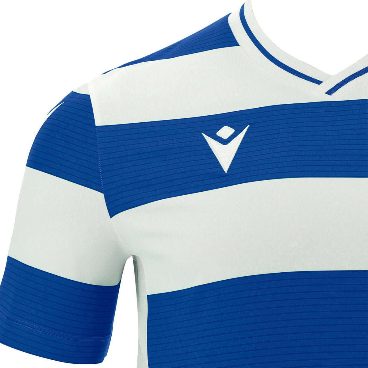 Macron Alcyon Eco Shirt - White/Royal Blue