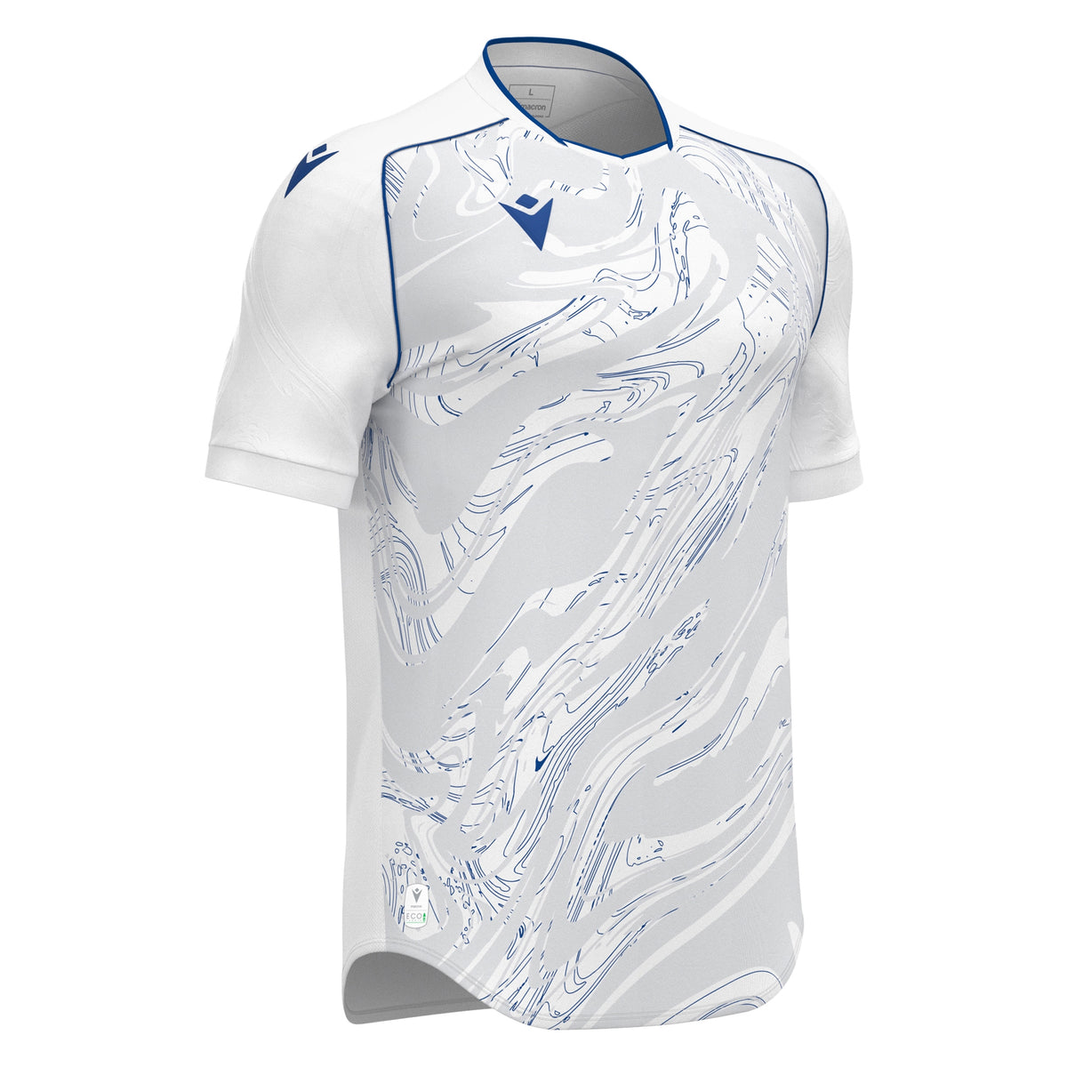 Macron Arcane Eco Shirt - White/Royal Blue