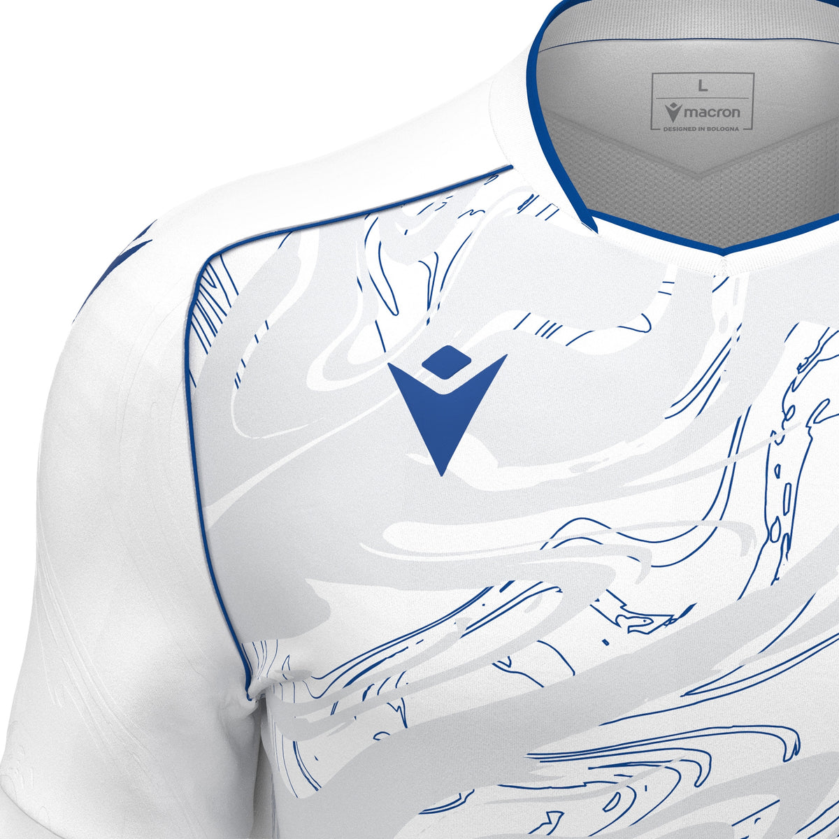 Macron Arcane Eco Shirt - White/Royal Blue