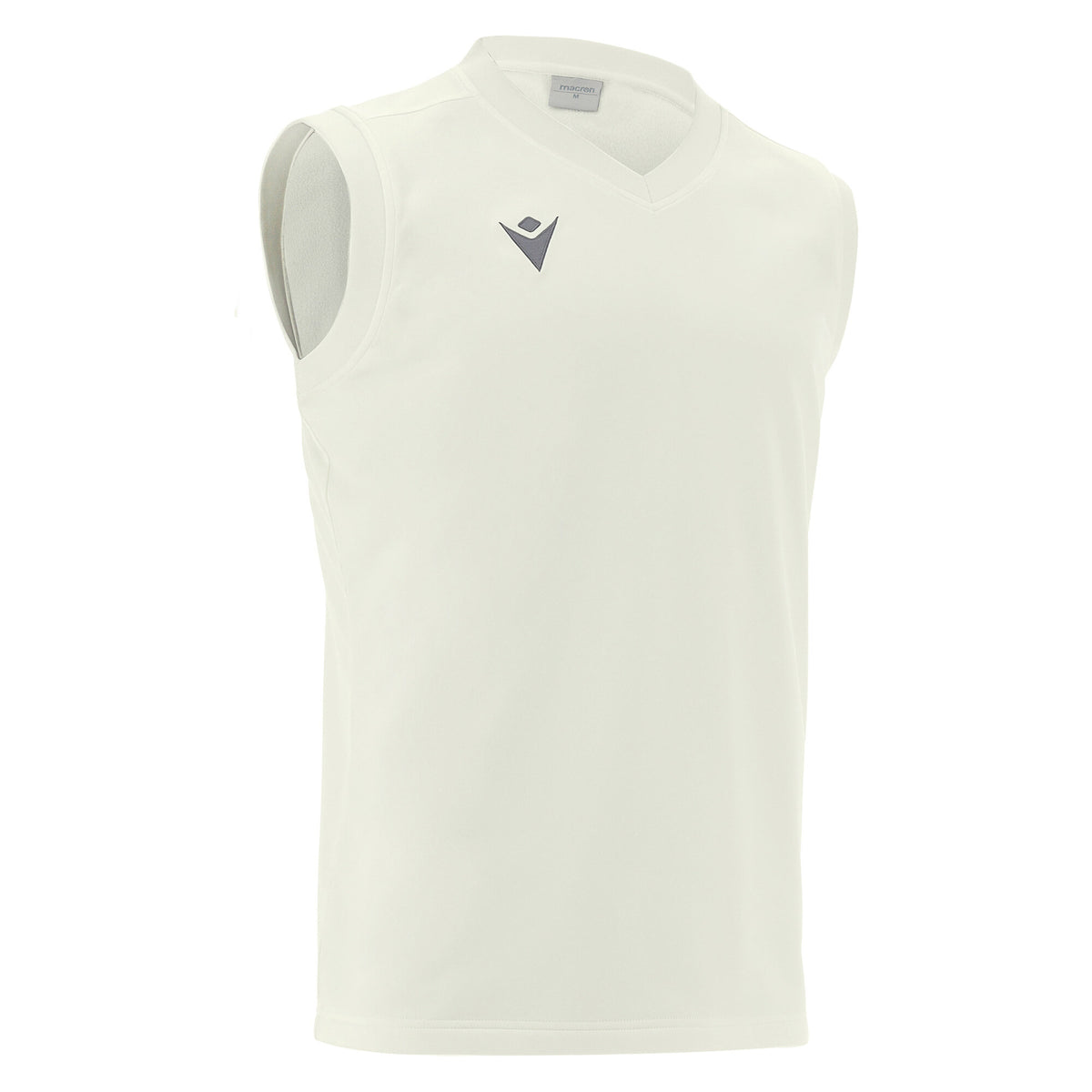 Macron Broad Cricket Slipover - Off White