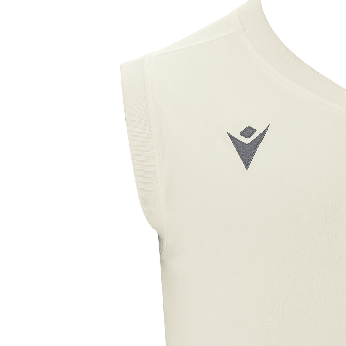 Macron Broad Cricket Slipover - Off White