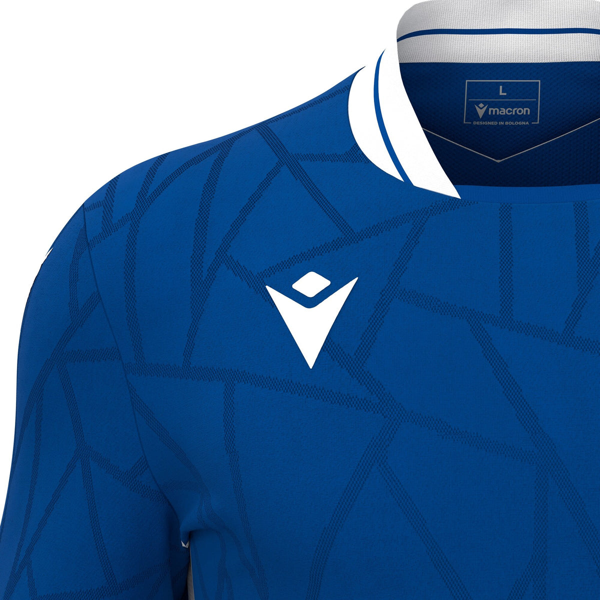 Macron Cerberus Eco Shirt - Royal Blue/White