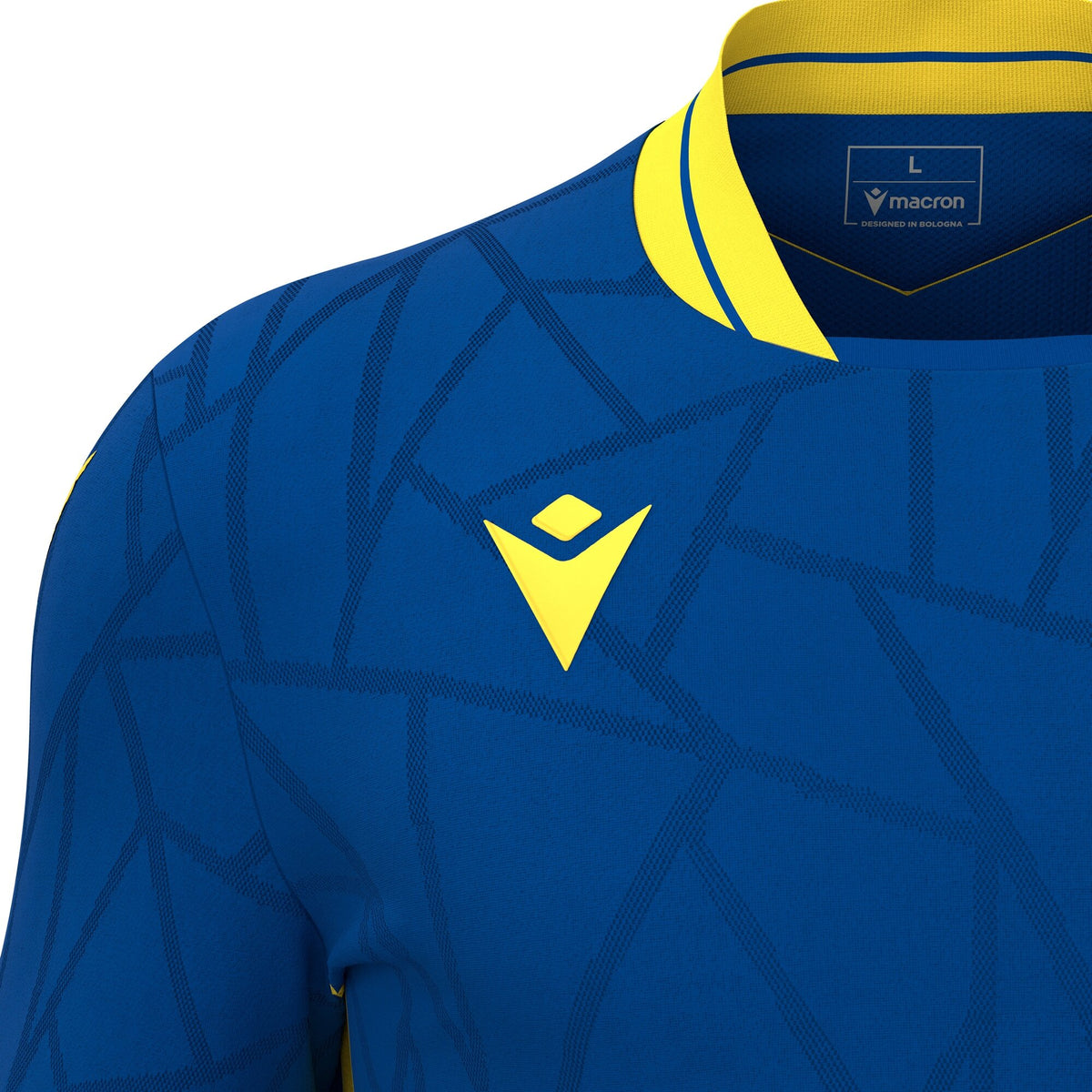 Macron Cerberus Eco Shirt - Royal Blue/Yellow