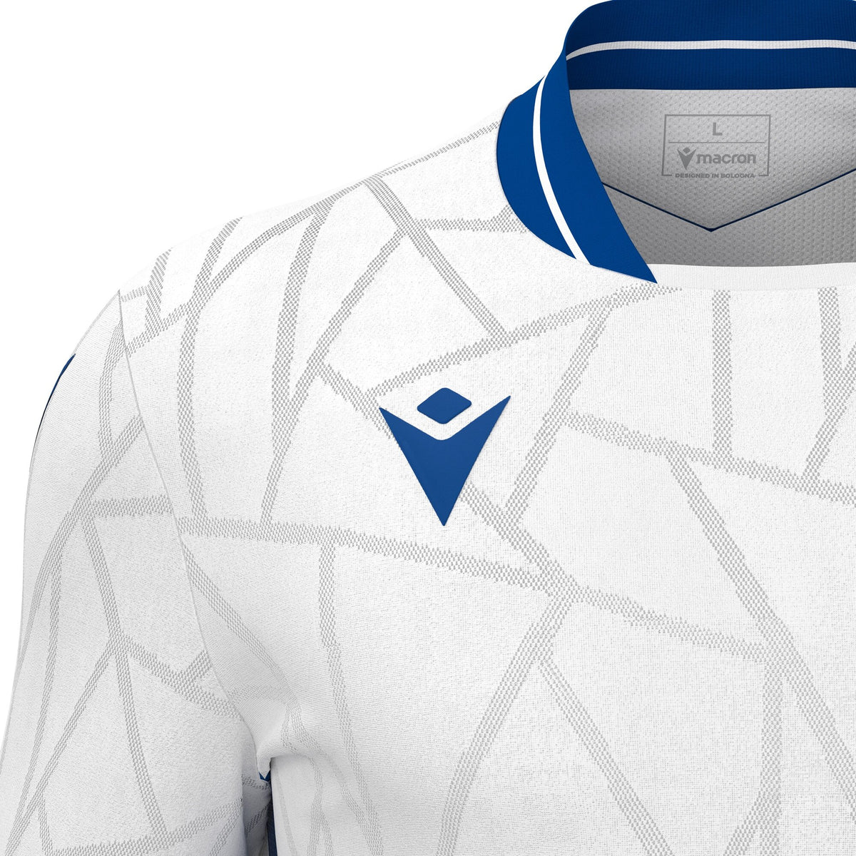 Macron Cerberus Eco Shirt - White/Royal Blue