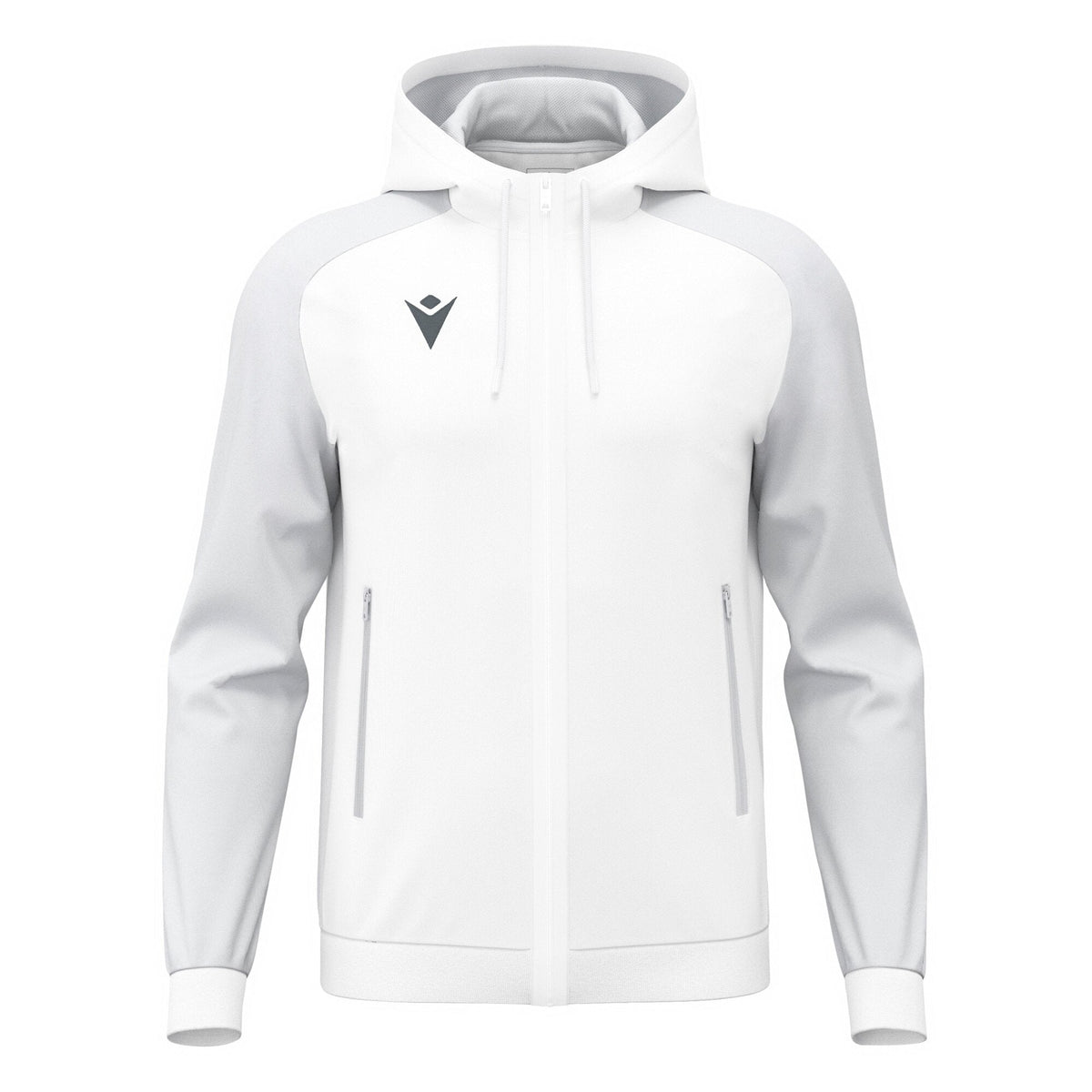 Macron Chronos Full Zip Sweatshirt - White - view-10