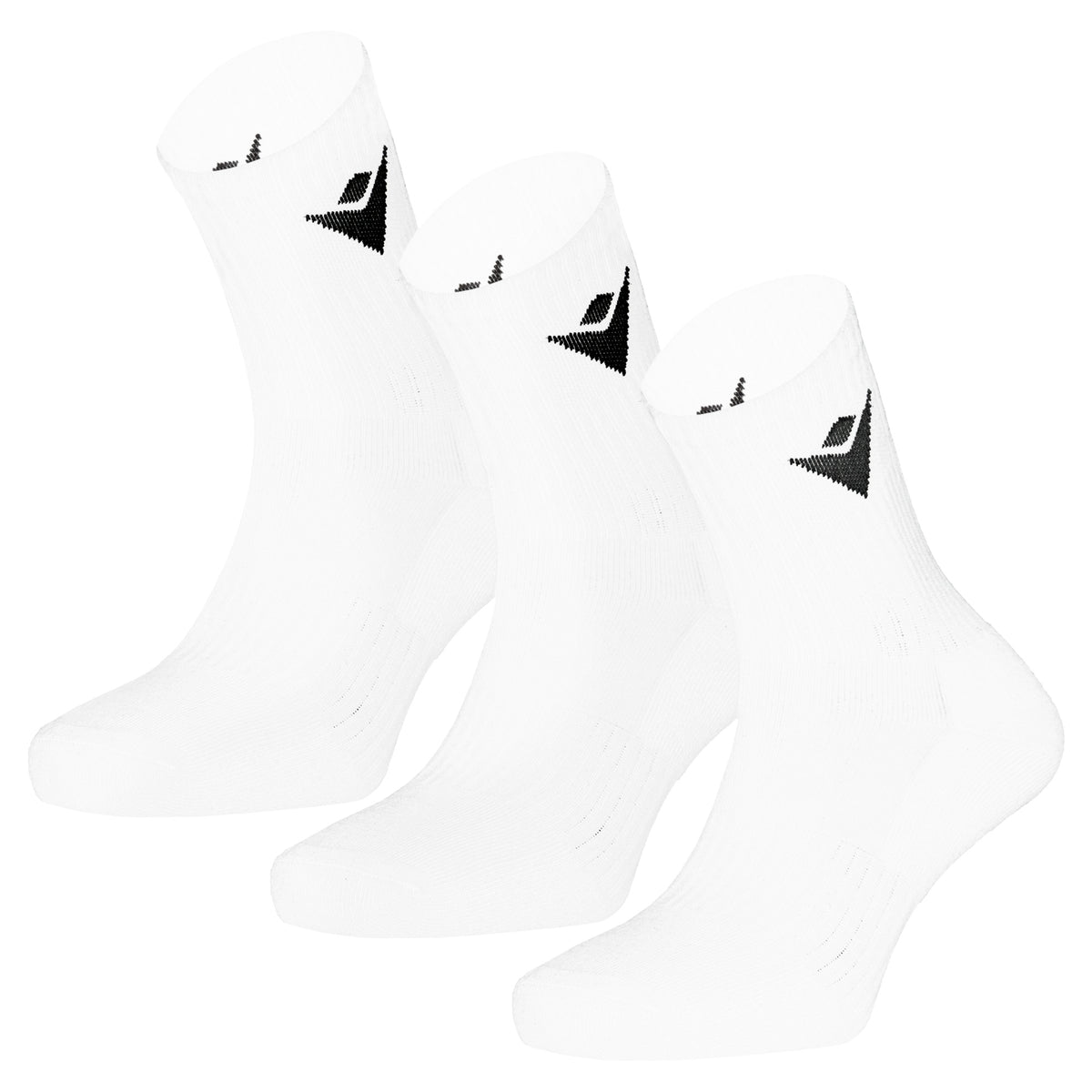 Macron Daily Quarter Socks 5 Packs of 3 Pairs - White