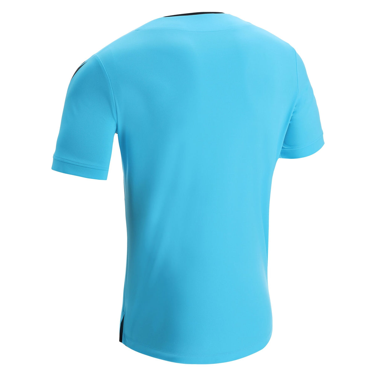 Macron Frisk Referee Shirt - Neon Sky/Black