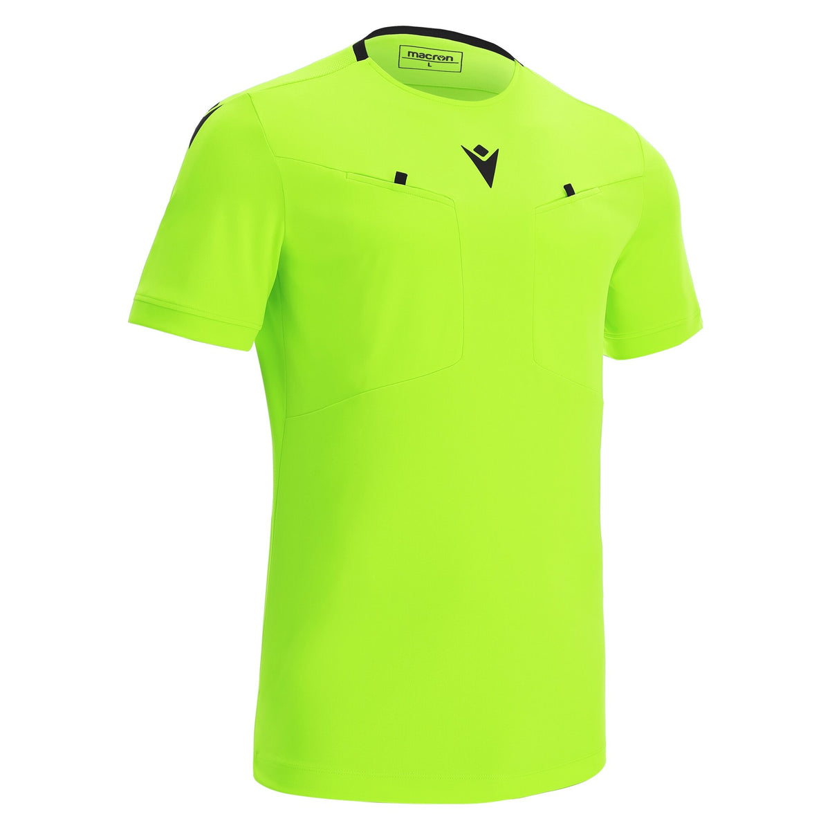 Macron Frisk Referee Shirt - Neon Yellow/Black