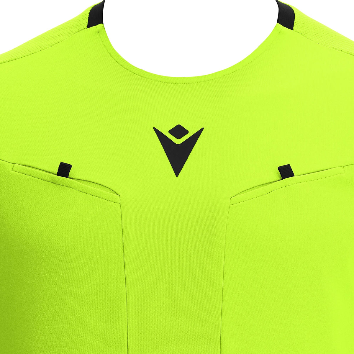 Macron Frisk Referee Shirt - Neon Yellow/Black