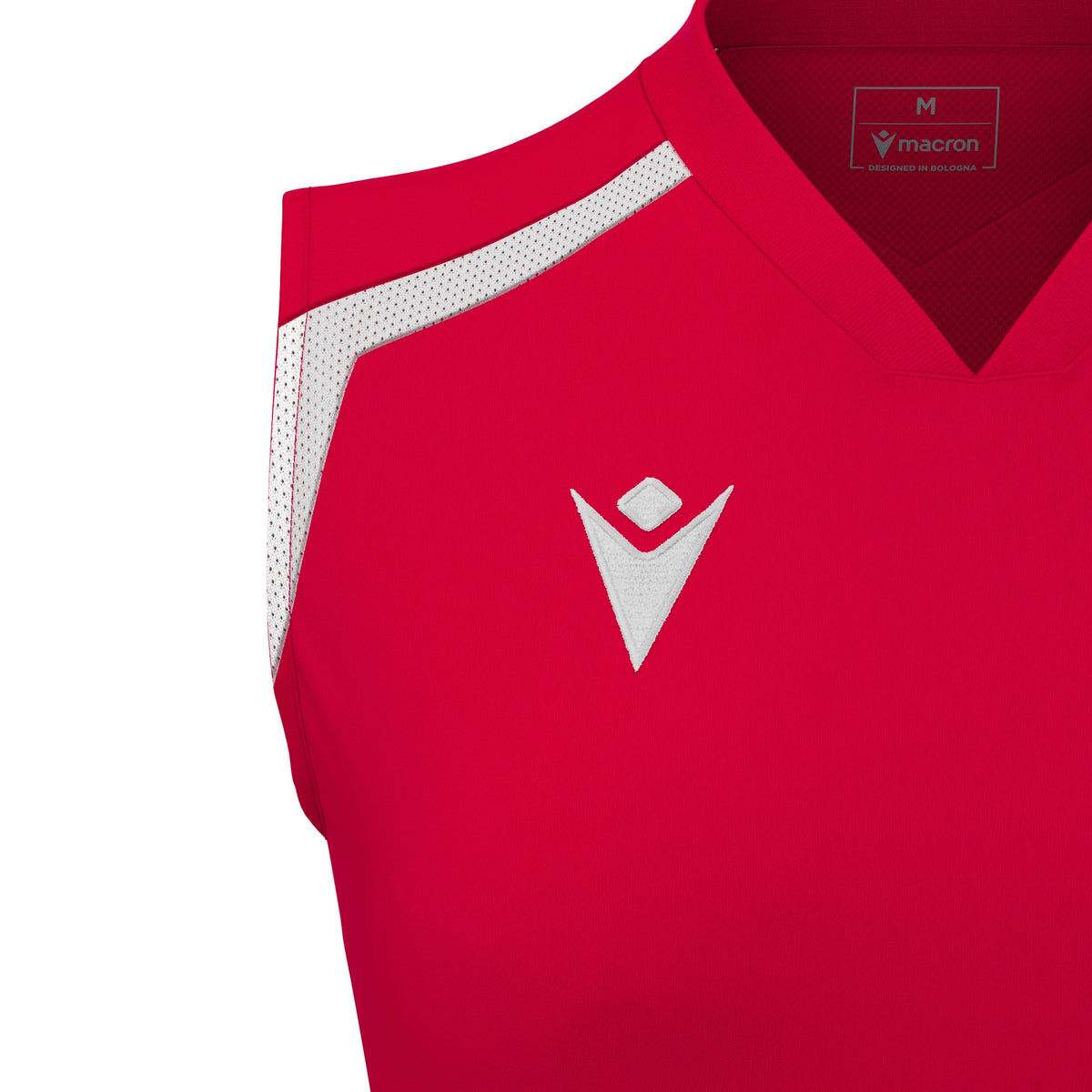 Macron Frostmoor Sleeveless Shirt - Red/White