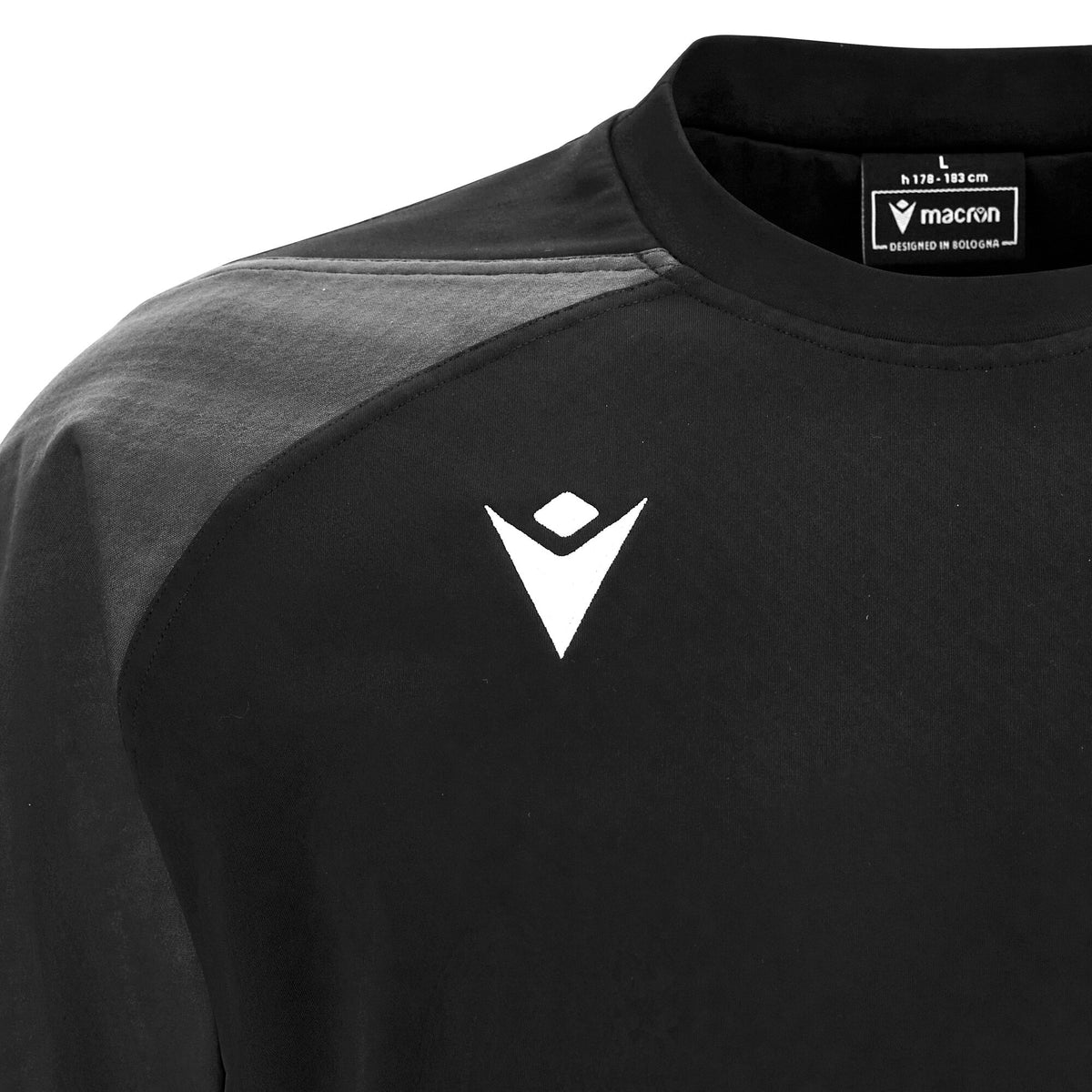 Macron Granite Showerproof Rugby Contact Top - Black
