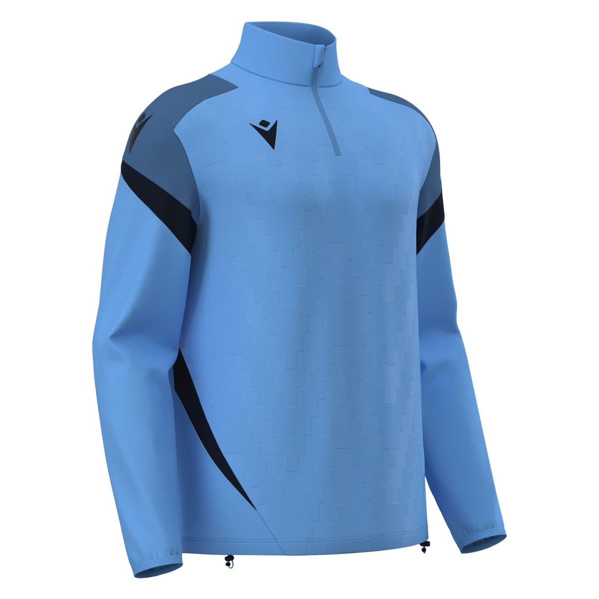 Macron Hollow 1/4 Zip Jersey - Indigo Sky Blue/Navy - main