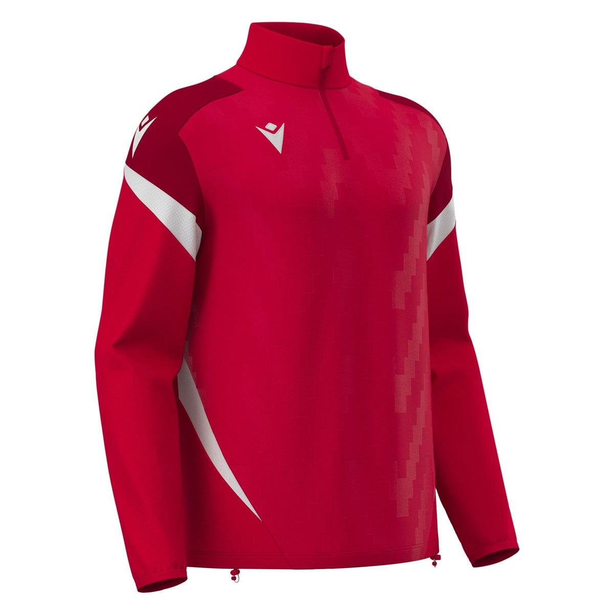 Macron Hollow 1/4 Zip Jersey - Red/White - main