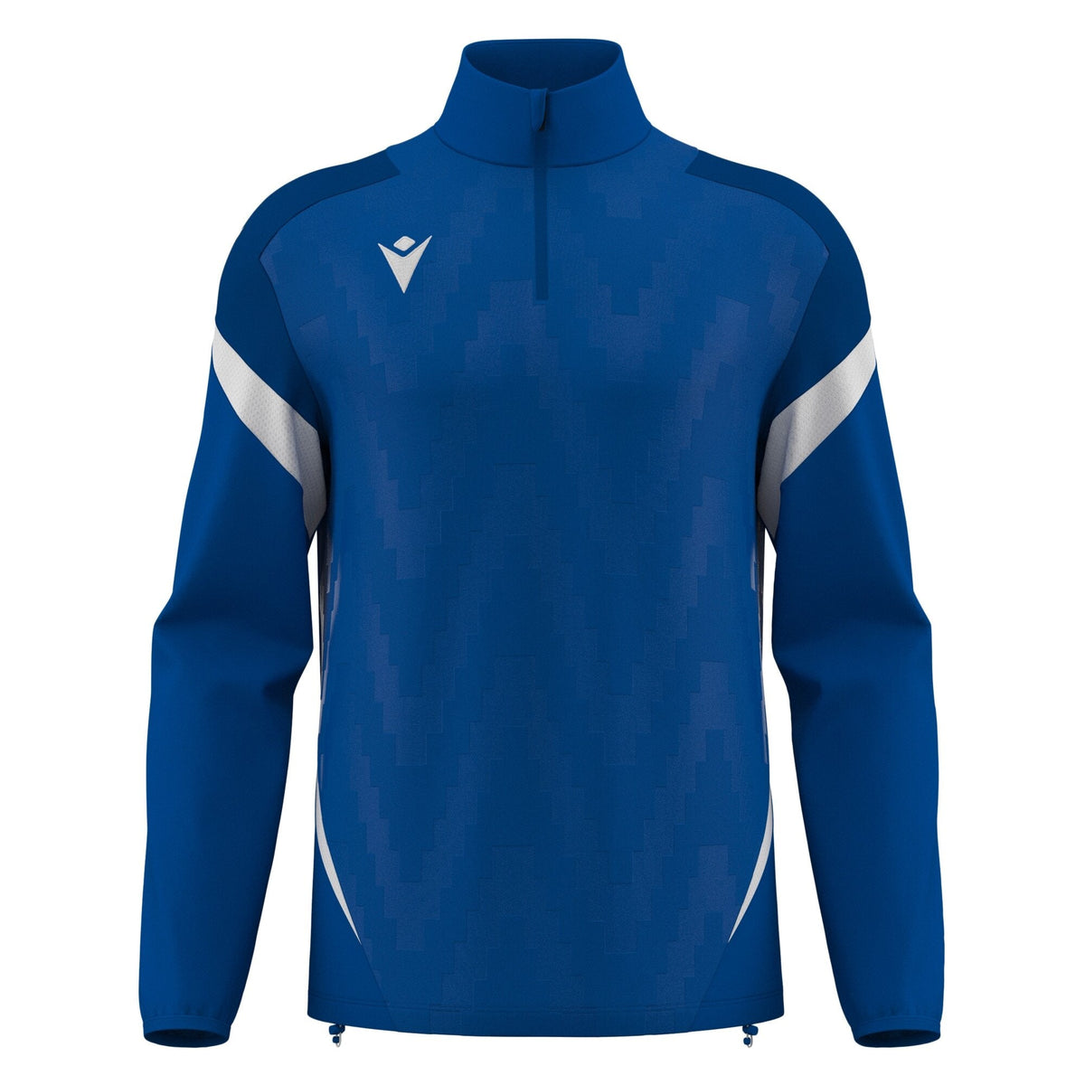 Macron Hollow 1/4 Zip Jersey - Royal Blue/White - view-10