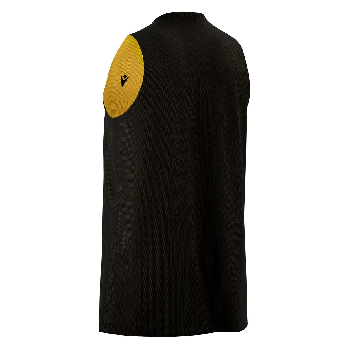 Macron Idaho Reversible Basketball Shirt - Black/Yellow