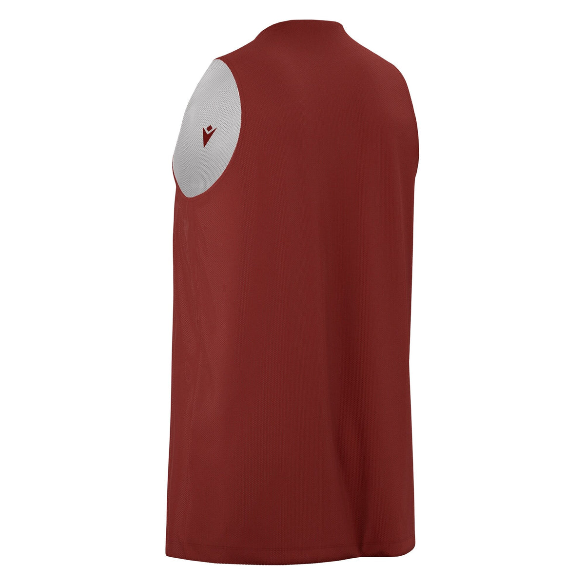 Macron Idaho Reversible Basketball Shirt - Cardinal/White