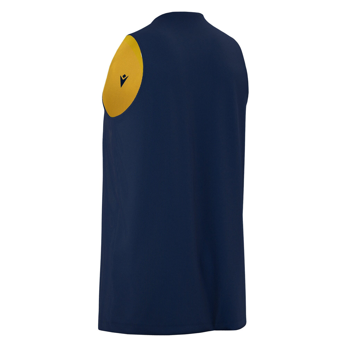 Macron Idaho Reversible Basketball Shirt - Navy/Yellow