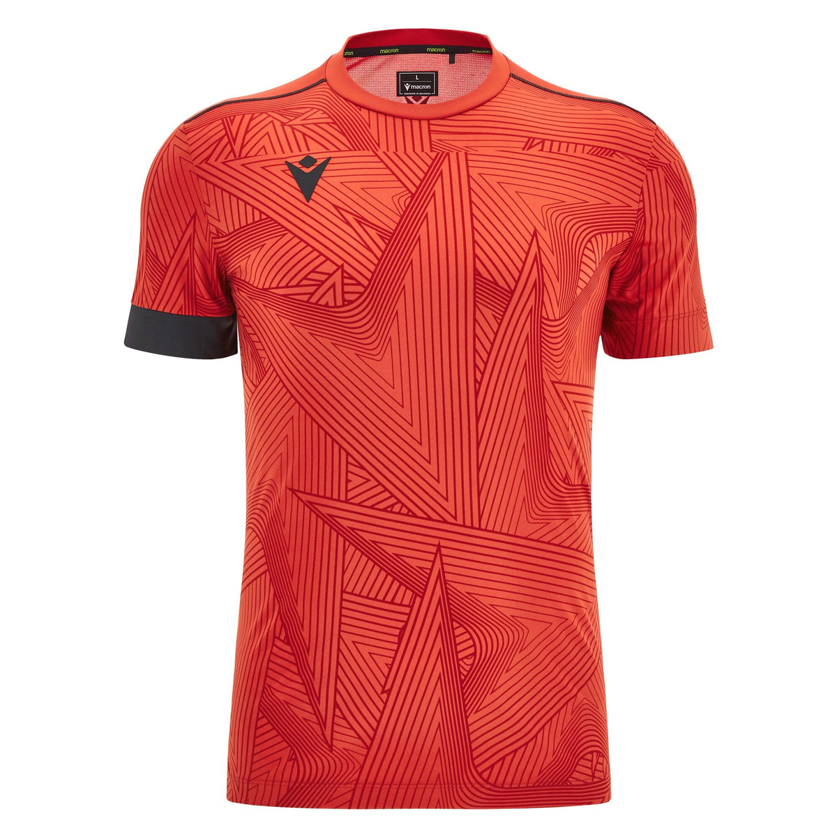 Macron Juan III Shirt - Cardinal/Black