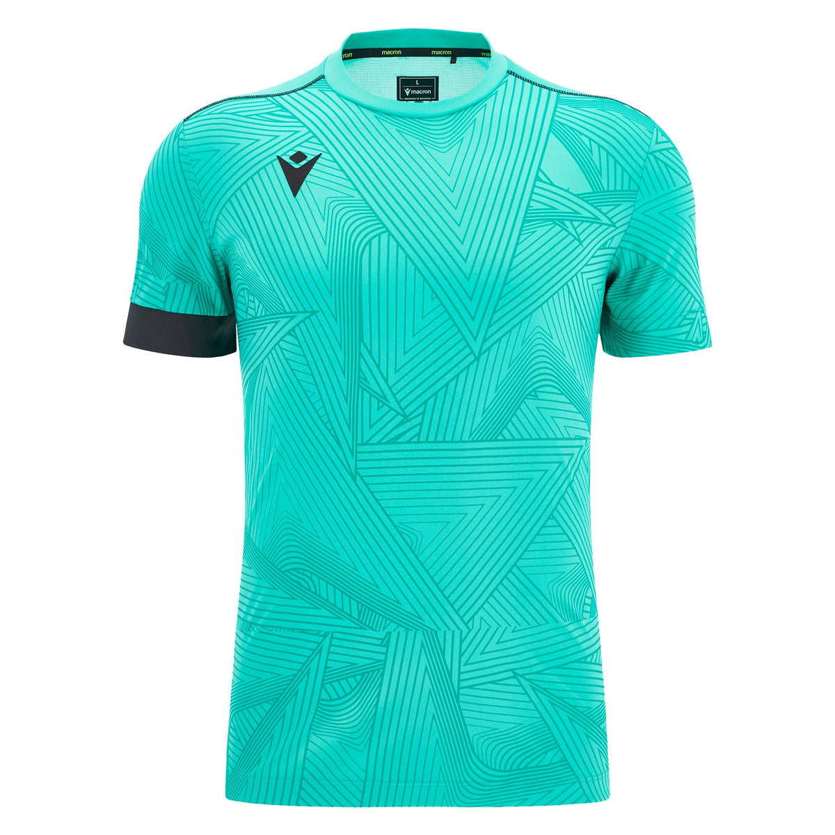 Macron Juan III Shirt - Turquoise/Black