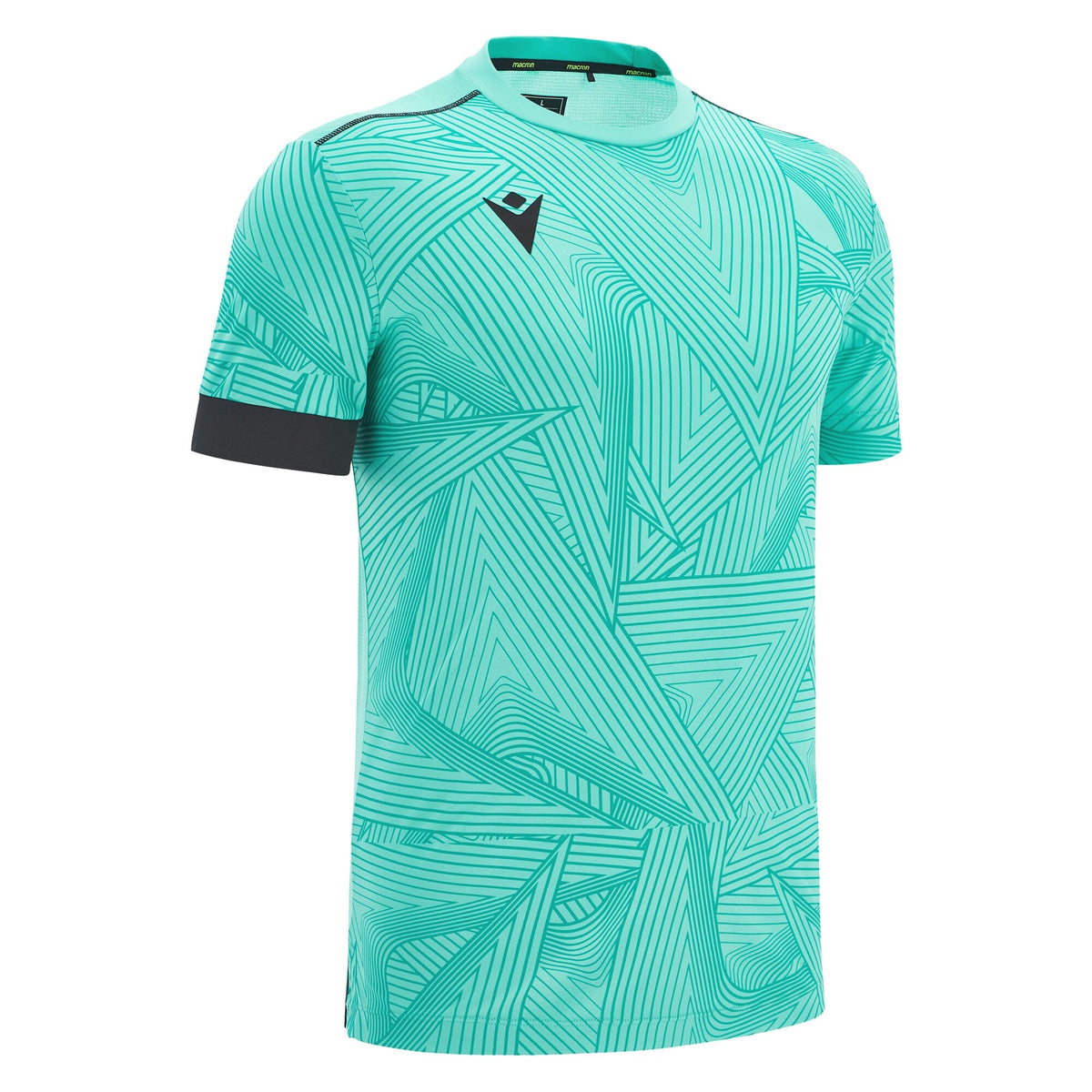 Macron Juan III Shirt - Turquoise/Black