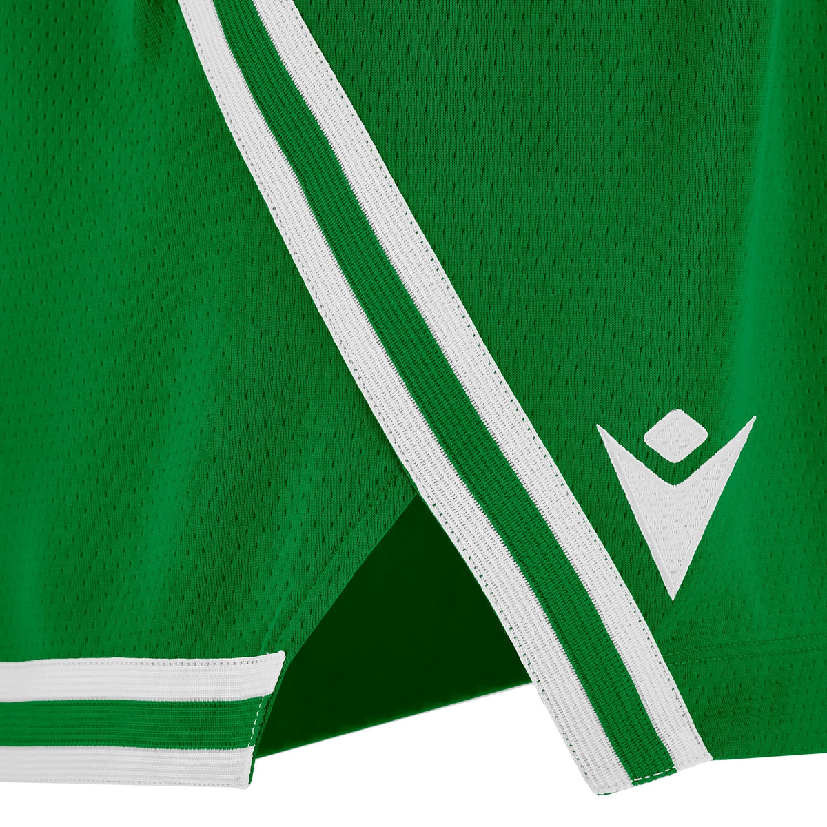 Macron Kansas Eco Basketball Shorts - Green/White