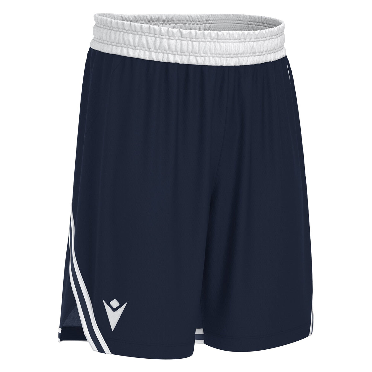 Macron Kansas Eco Basketball Shorts - Navy/White