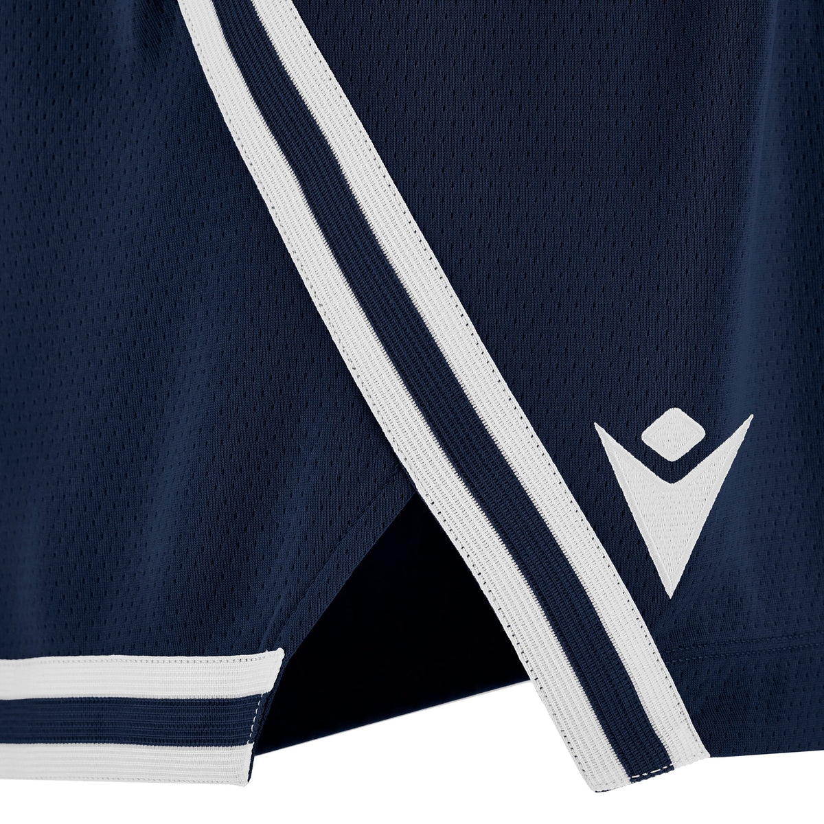 Macron Kansas Eco Basketball Shorts - Navy/White
