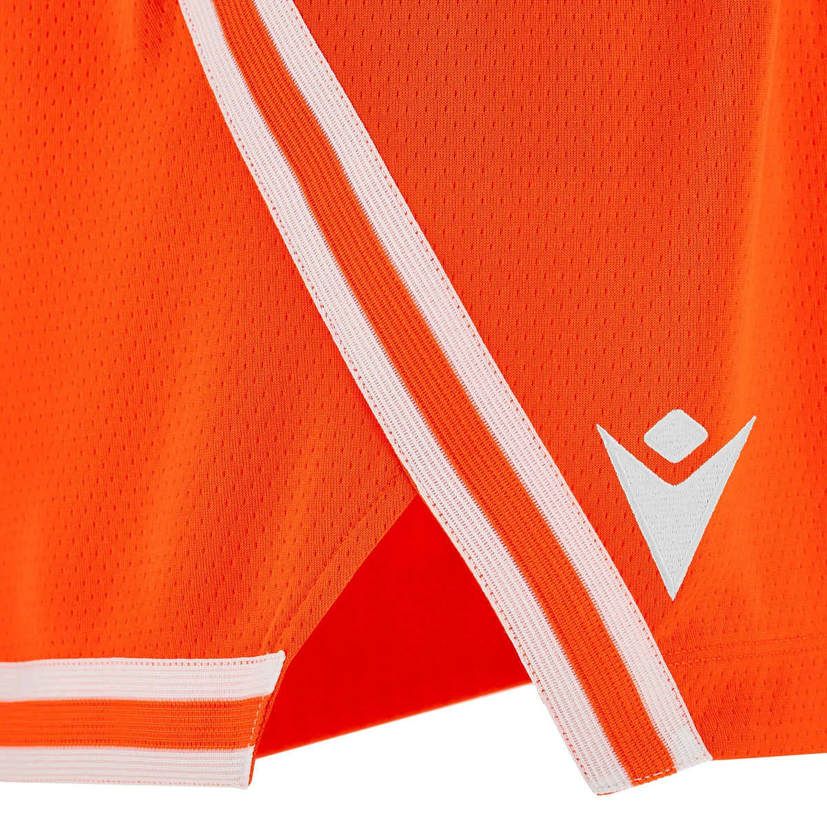 Macron Kansas Eco Basketball Shorts - Orange/White