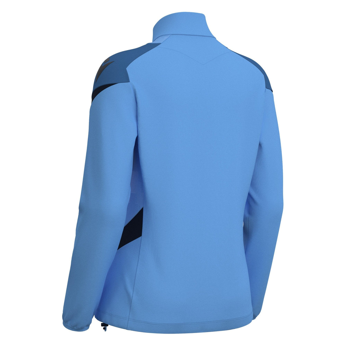 Macron Leona 1/4 Zip Jersey - Indigo Sky Blue/Navy - view-02