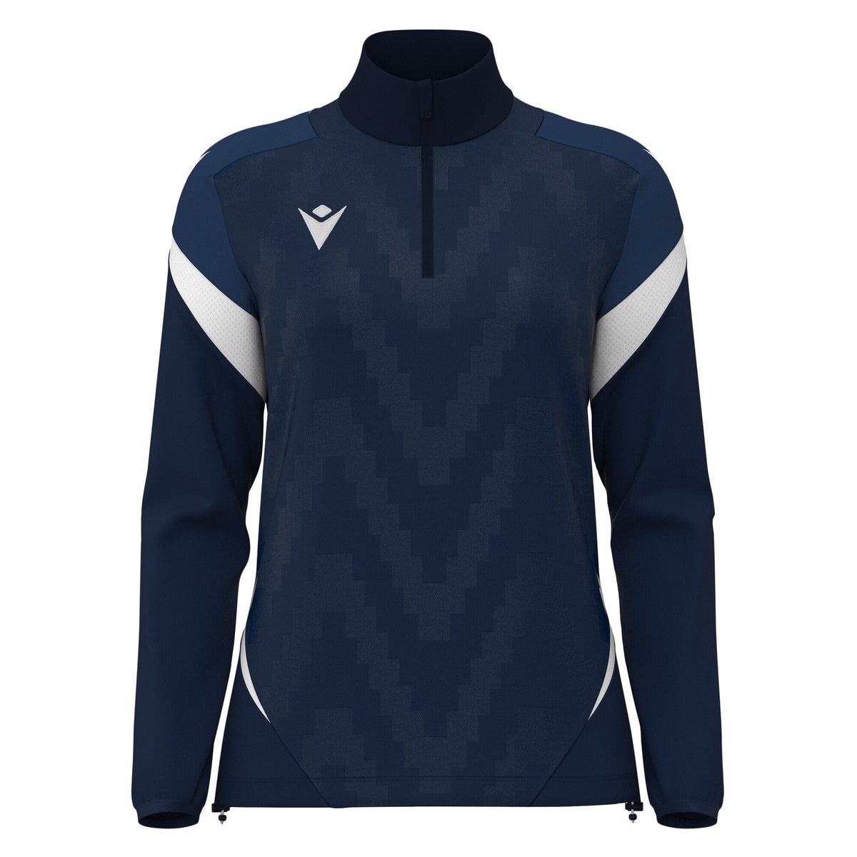 Macron Leona 1/4 Zip Jersey - Navy/White - view-10