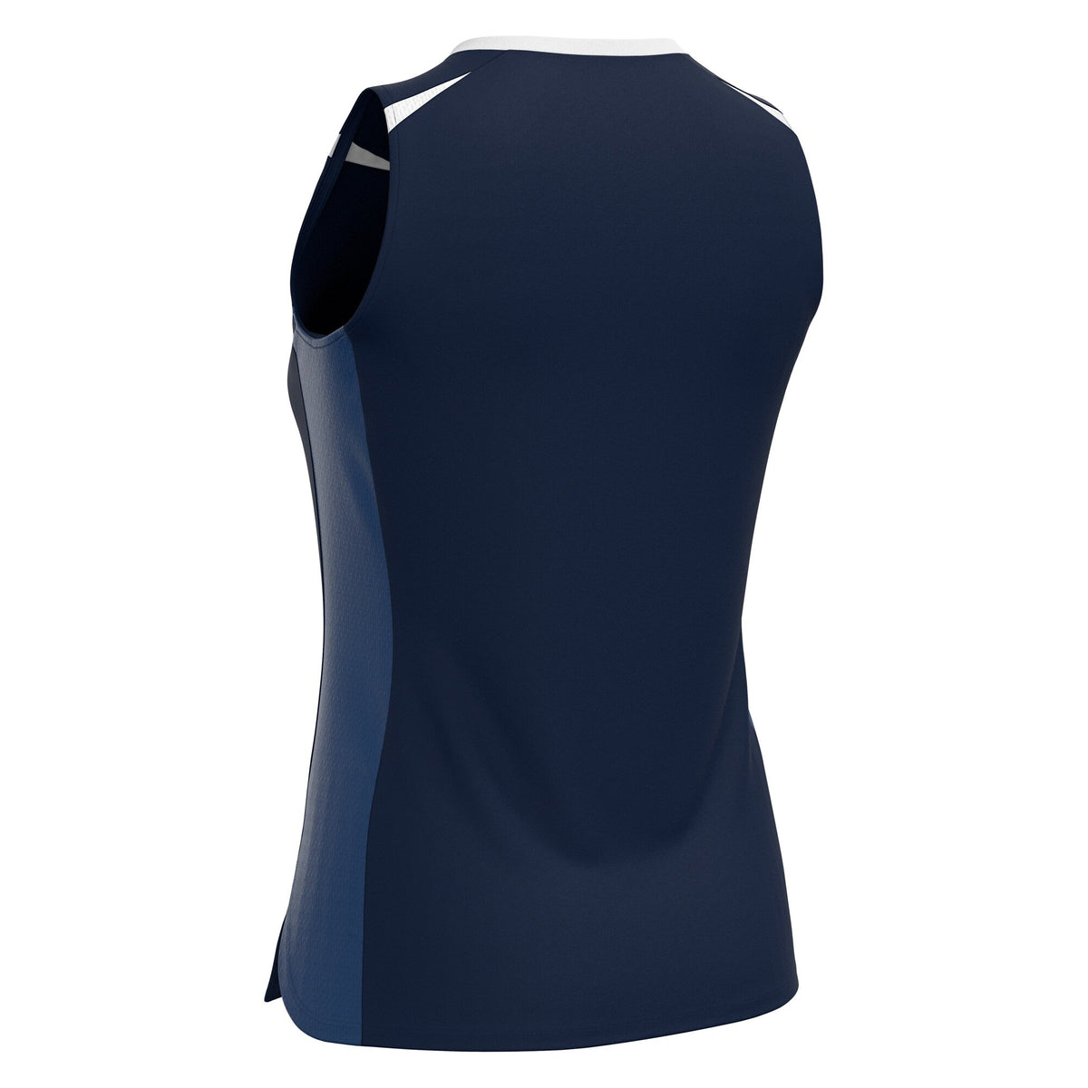 Macron Lily Eco Sleeveless Shirt - Navy/White