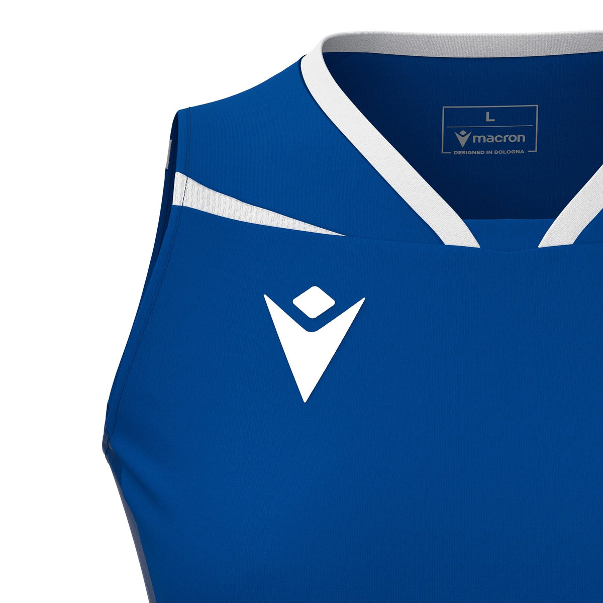 Macron Lily Eco Sleeveless Shirt - Royal Blue/White