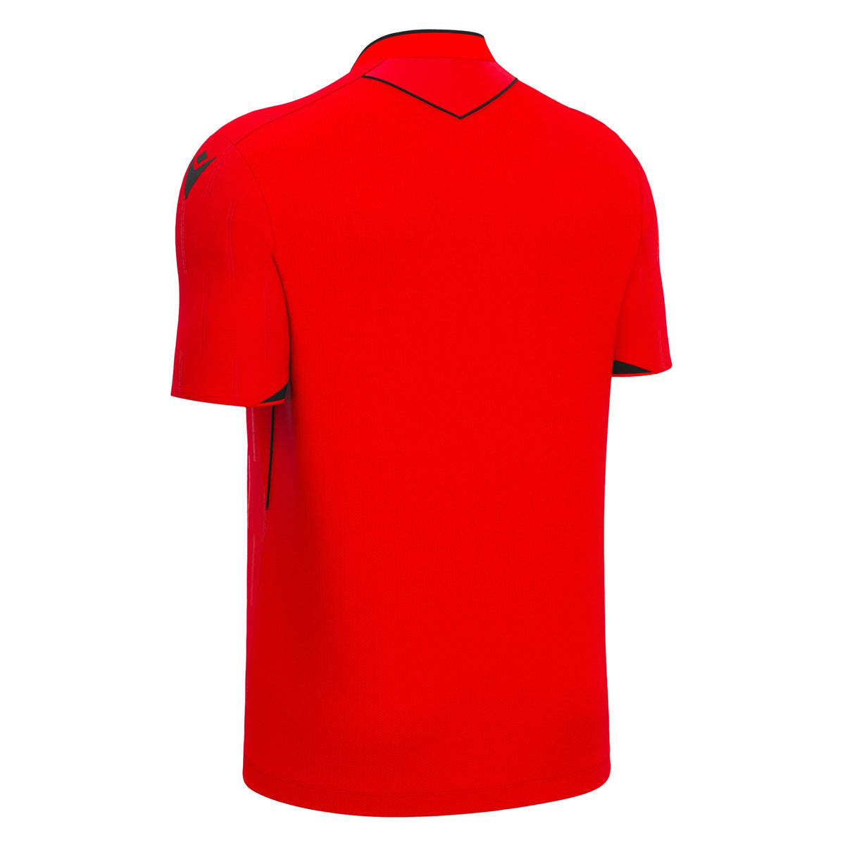 Macron Mendez Eco Referee Shirt - Bright Red/Black