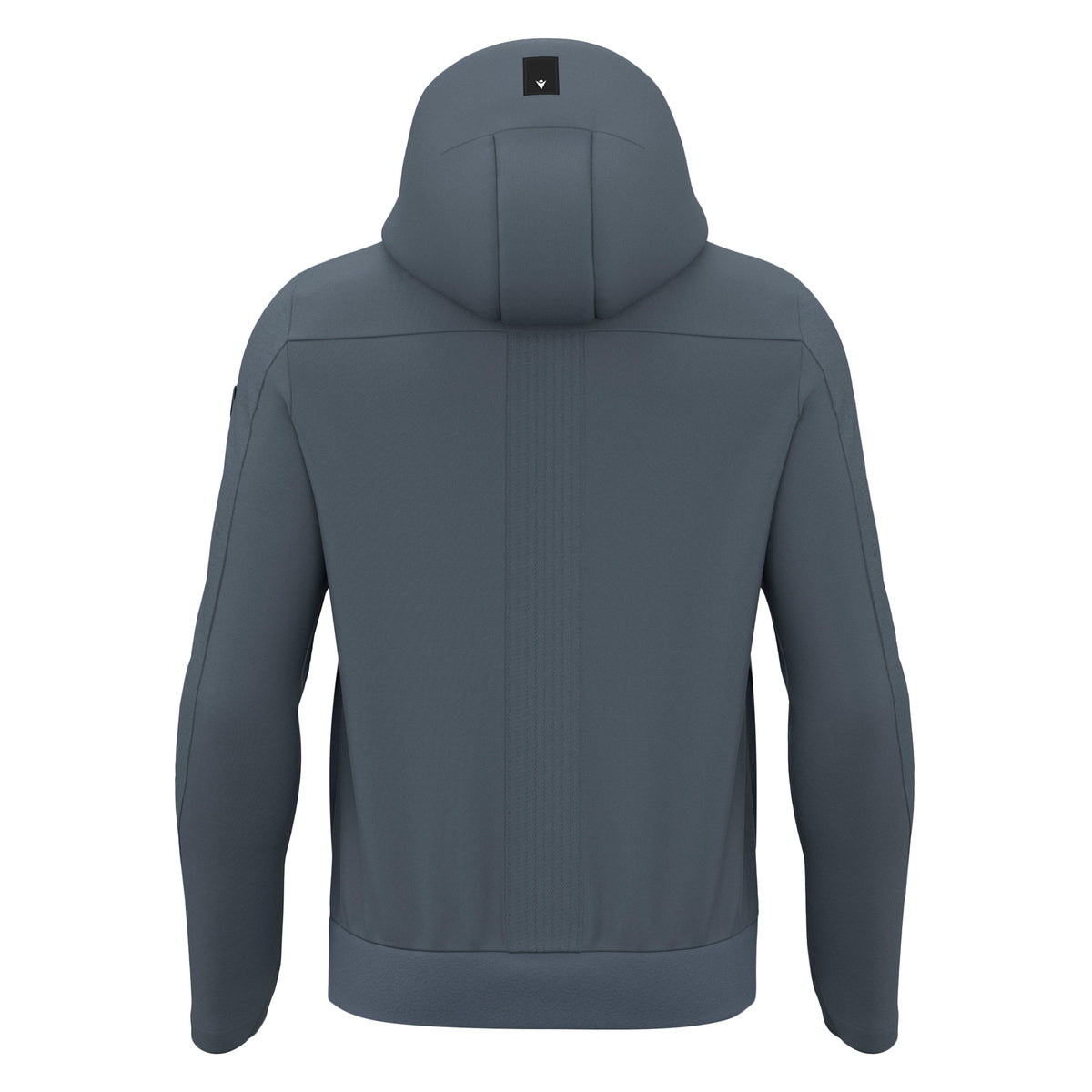Macron Midnight Full Zip Hoody - Medium Grey/Black