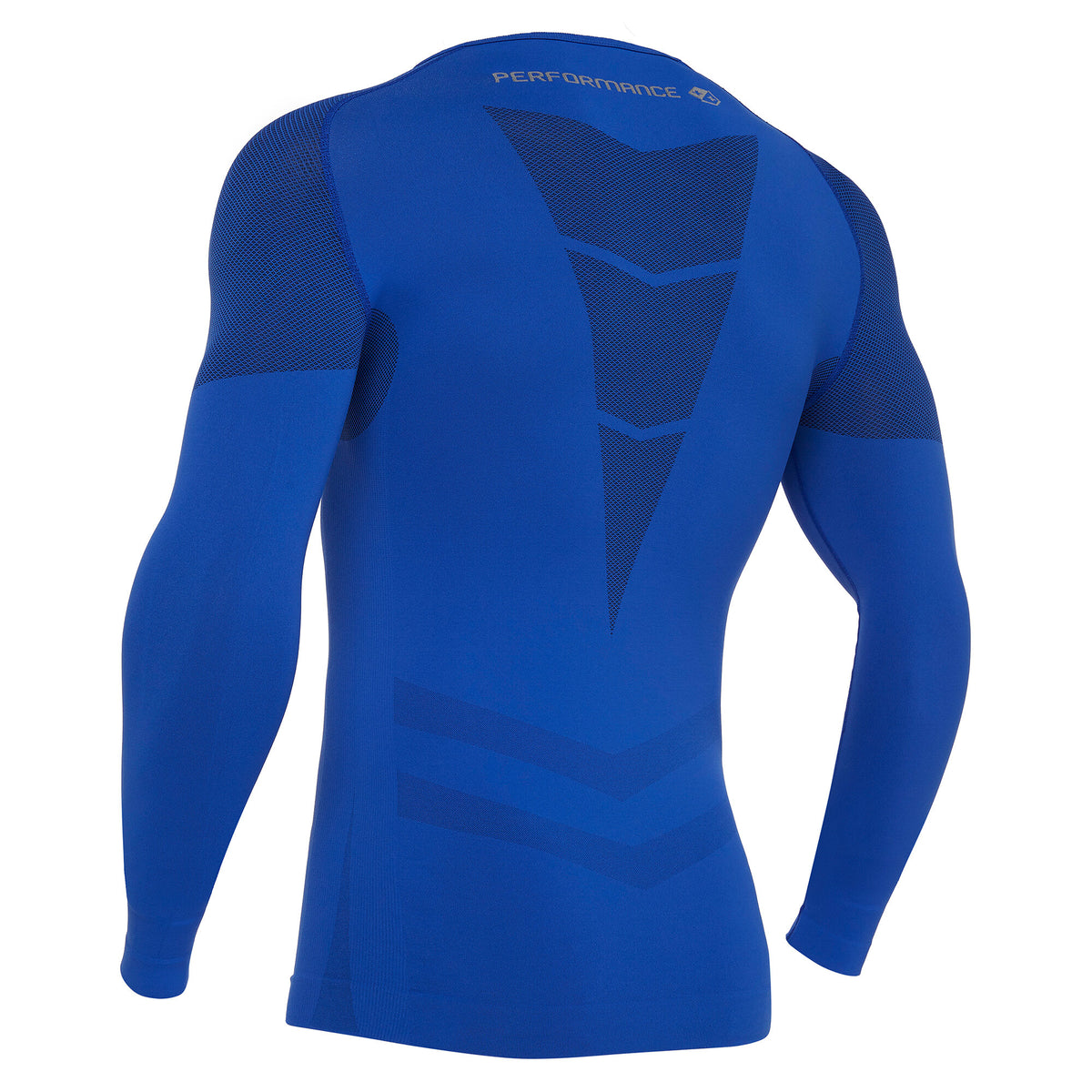 Macron Performance ++ Long Sleeve Compression Top - Royal Blue