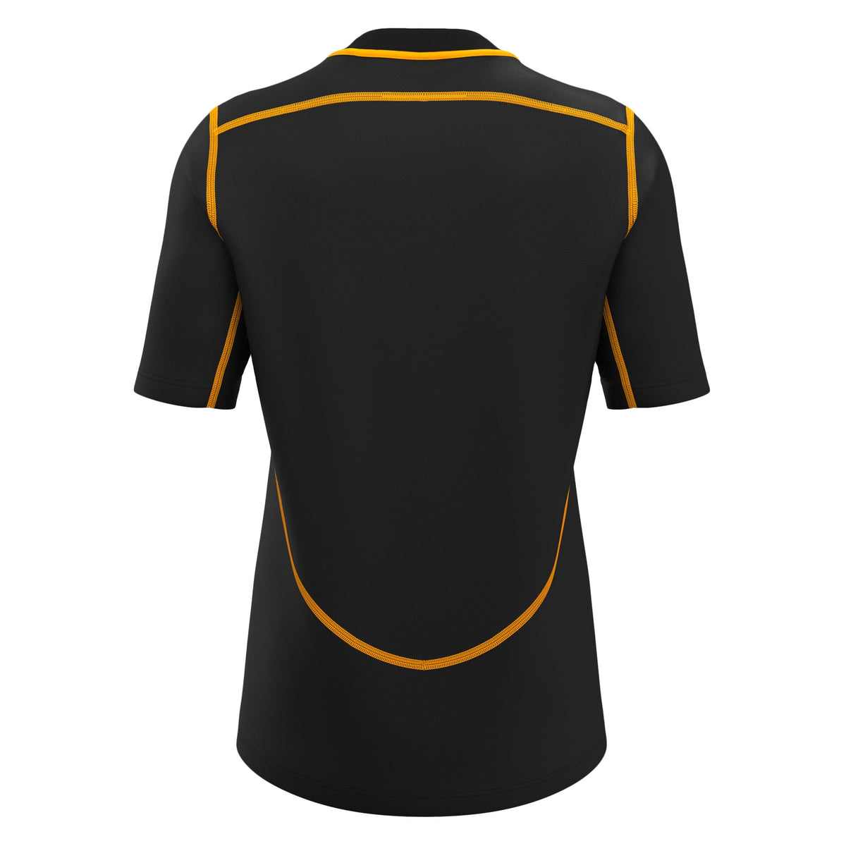Macron Peridot Rugby Shirt - Black/Amber