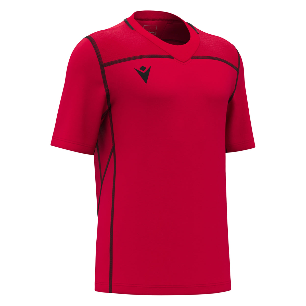 Macron Peridot Rugby Shirt - Red/Black