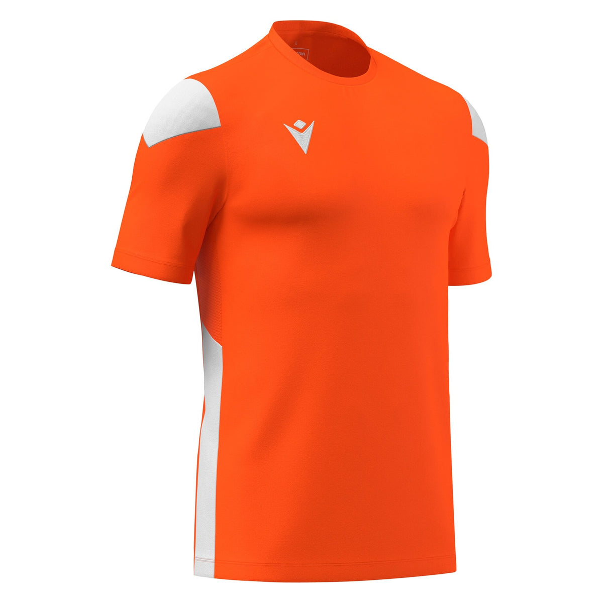 Macron Polis Shirt - Orange/White